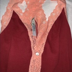 Naughty But Nice Free People Bodysuit